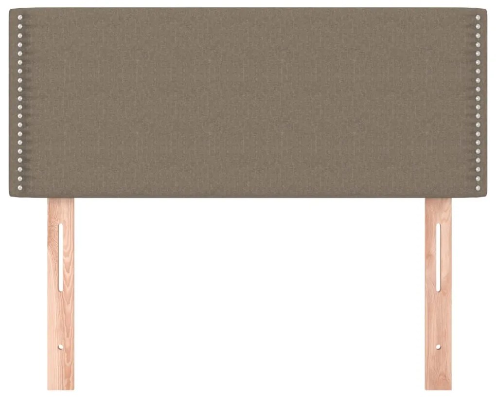 vidaXL Κεφαλάρι Κρεβατιού Taupe 80 x 5 x 78/88 εκ. Υφασμάτινο