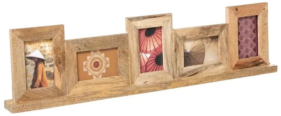 Κορνίζα Nam Atmosphera με 5 θέσεις, διαστάσεις 94.5x6x23cm και διαστάσεις φωτογραφίας 10x15cm