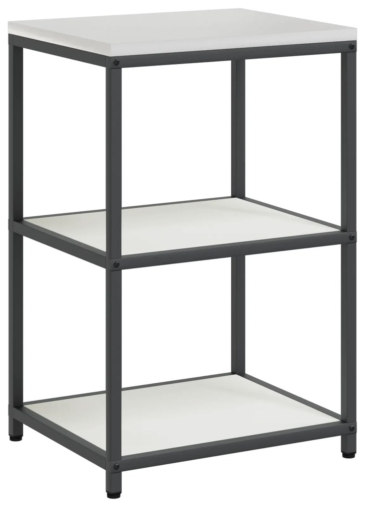 vidaXL Σετ Αποθήκευσης Κουζίνας με ράφι Άλλο 3 pcs Λευκό 210 x 50 x 92 εκ
