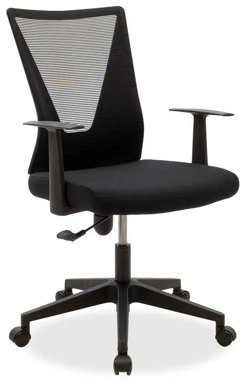 Intrahome Καρέκλα γραφείου διευθυντή Ghost Intrahome με ύφασμα mesh χρώμα μαύρο | SKU: INTRAPA-170111137