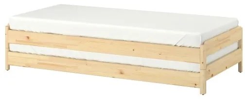 UTÅKER στοιβαζόμενο κρεβάτι με 2 στρώματα, 2 τεμ. 80x200 cm 694.281.32