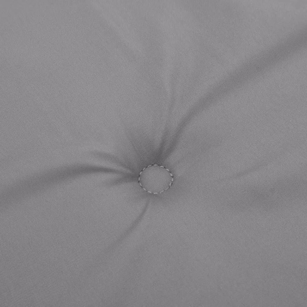 Μαξιλάρια Ξαπλώστρας 2 τεμ. Γκρι από Ύφασμα Oxford - Γκρι