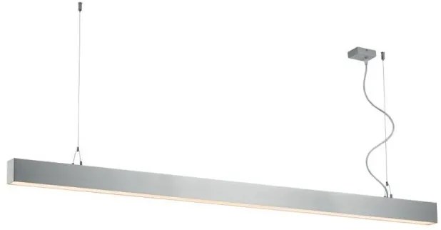 Γραμμικό Κρεμαστό Direct+Indirect L3100 3000K Ανοδ. Dim. Station Ultra 3911-10310-3-U-D5 Viokef 3911-10310-3-U-D5 Ασημί
