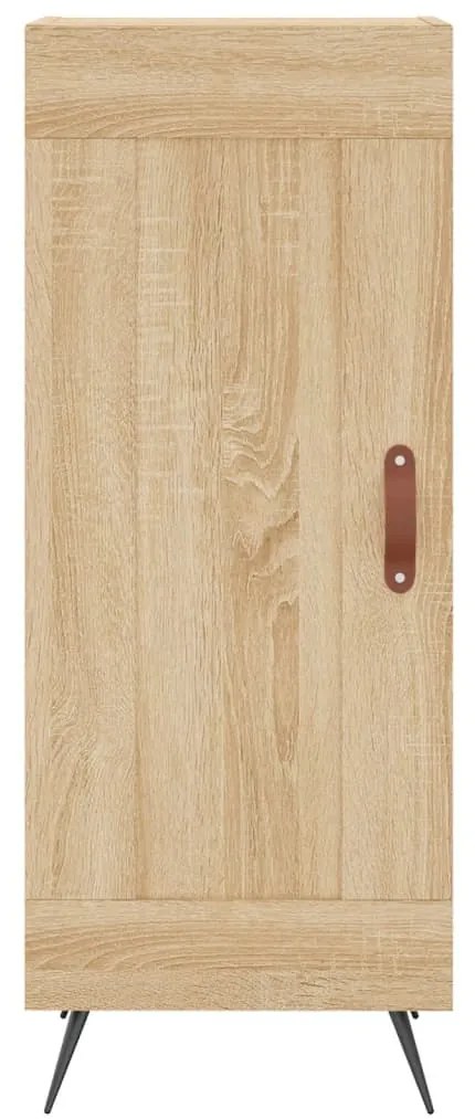vidaXL Μπουφές Sonoma δρυς 34,5 x 34 x 180 εκ. από Επεξεργασμένο Ξύλο
