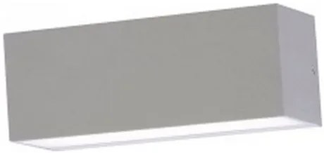 V-TAC LED Φωτιστικό Τοίχου Πάνω - Κάτω Soft Light Αδιάβροχο 12W Γκρι Ψυχρό Λευκό 8244