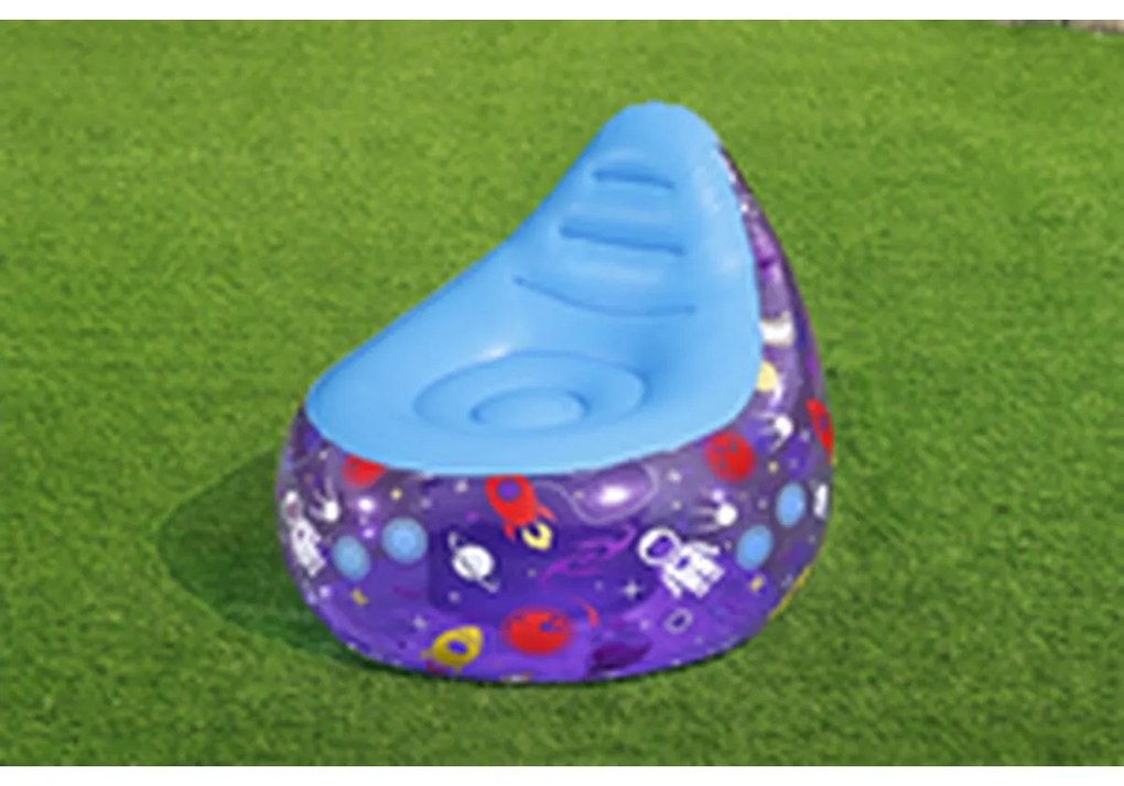 Φουσκωτή Καρέκλα Bestway Πολύχρωμο 72 x 72 x 64 cm Διαστημόπλοιο