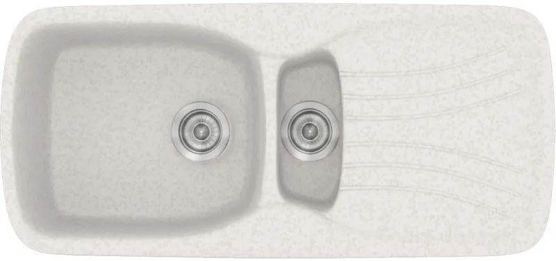 Νεροχύτης Sanitec 309-Metallic Ice