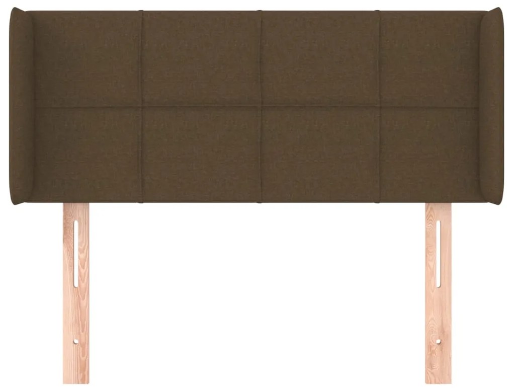 vidaXL Κεφαλάρι με Πτερύγια Μαύρο 93x16x78/88 εκ. Υφασμάτινο