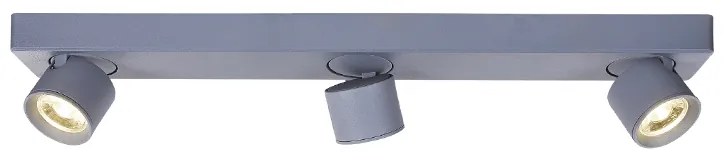 Σποτ Τρίφωτο LED Aca Pluto RA33LEDS54GY Grey