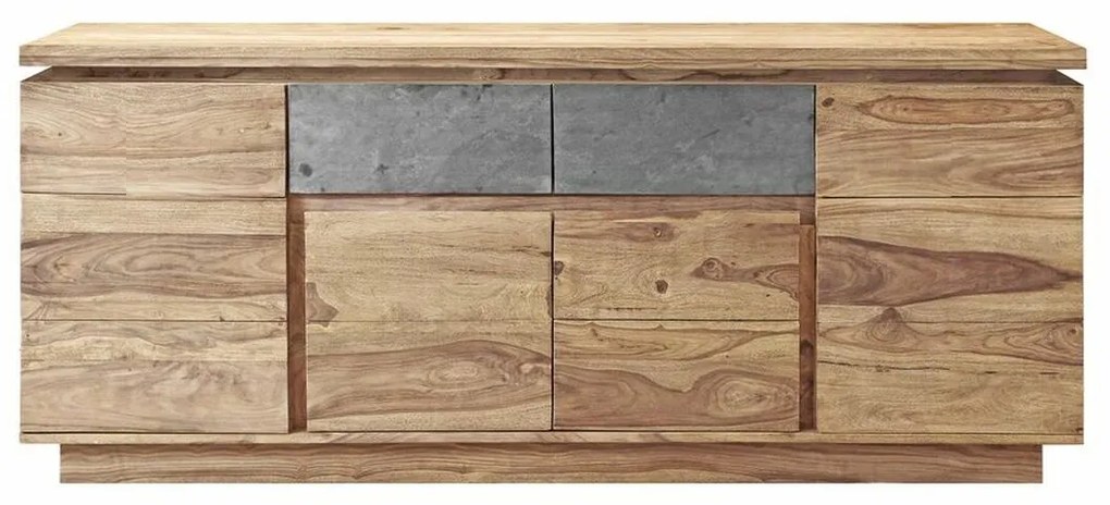 Σκευοθήκη DKD Home Decor Γκρι Φυσικό Ξύλο 175 x 45 x 72 cm