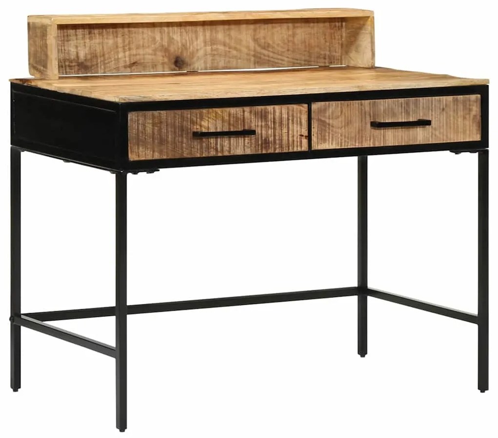 vidaXL Τραπέζι κονσόλας με συρτάρι Καφέ 100 x 55 x 89.5 εκ.