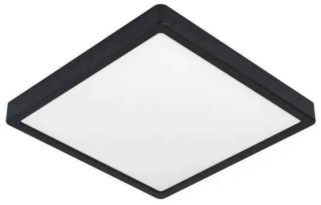 Έξυπνο Φωτιστικό Οροφής Πάνελ LED 19,5W ΙΡ44 3CCT Dimmable 28,5x28,5cm Fueva-Z Eglo-98854-Μαύρο 98854