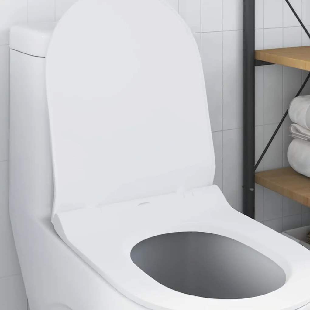 vidaXL Τουαλέτα κατάλληλη για Κάθισμα Λευκό 50 x 36 x 5 εκ