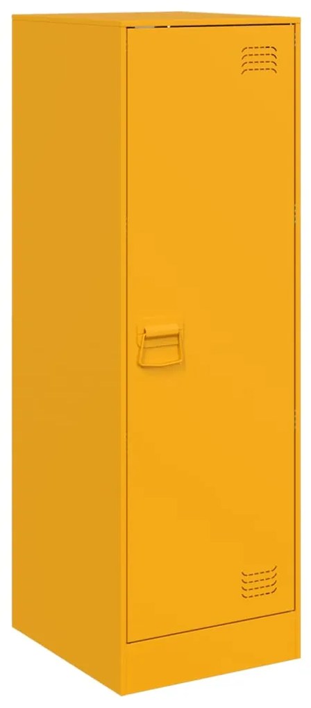 vidaXL Ντουλάπι Μουσταρδί 34,5x39x107 εκ. από Ατσάλι