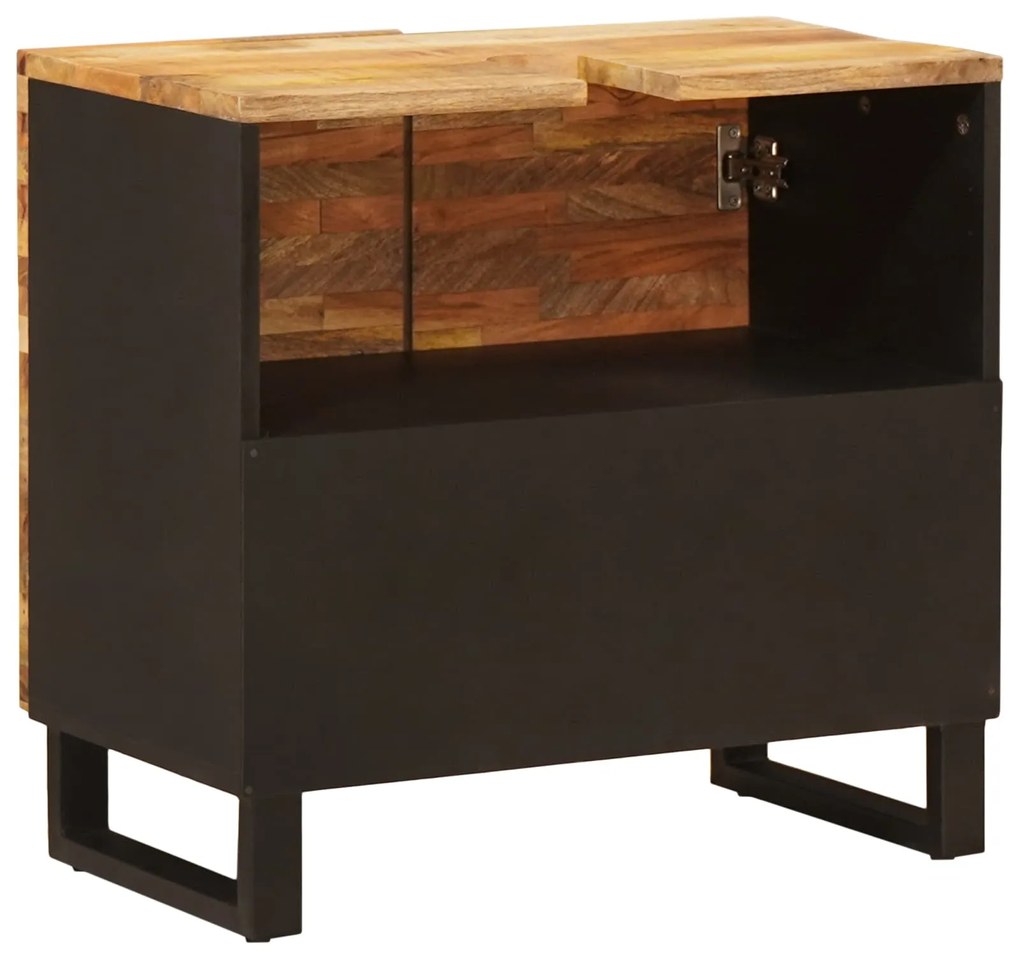 vidaXL Ντουλάπα Νιπτήρα Mπάνιου με αποθήκευση Φυσικό 62 x 33 x 58 εκ.