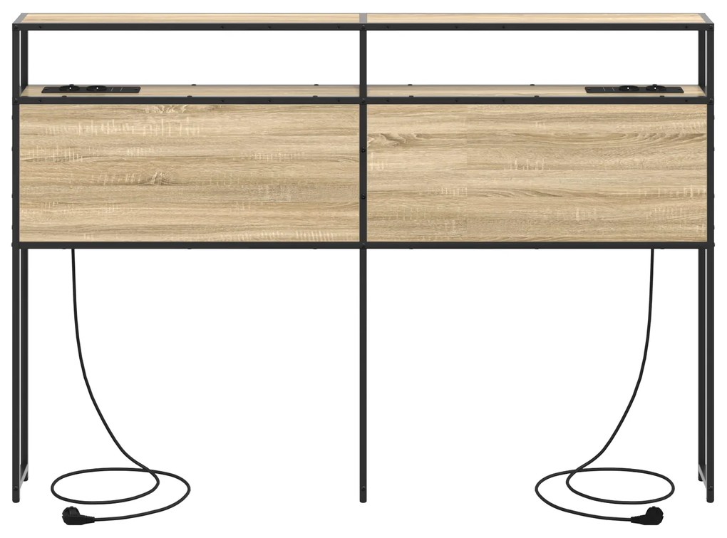 vidaXL Κεφαλάρι Αποθήκης Sonoma Oak 135 εκ. Επεξεργασμένο ξύλο