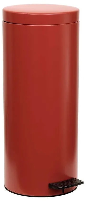 Κάδος Απορριμμάτων 16lt 16-2053-503 Soft Close Red Mat Pam Co Μέταλλο