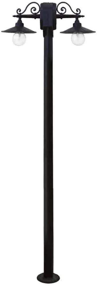 Φωτιστικό Δαπέδου LP-150ΕΒ -L- 2/F Black 200cm 23-0060 Heronia