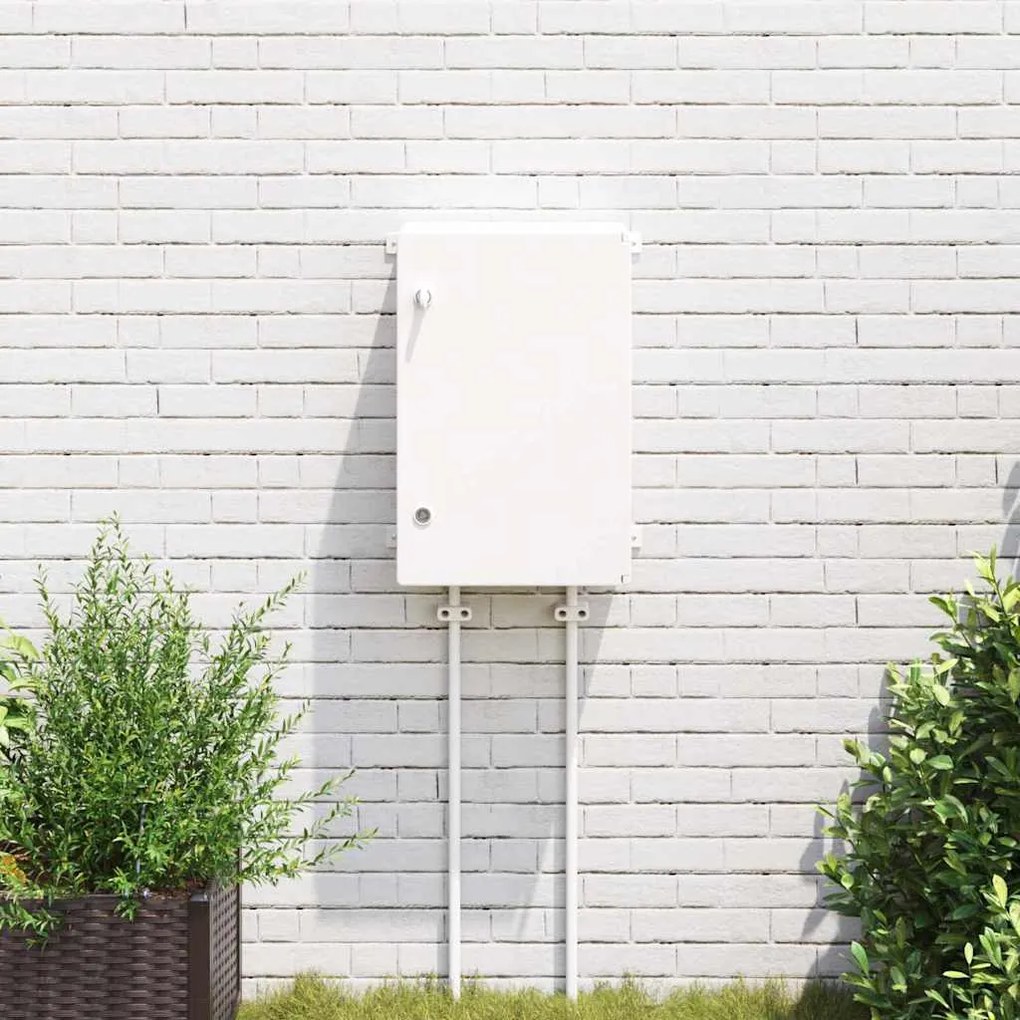 vidaXL Ντουλάπι Ελέγχου Γκρι 40 x 20 x 60 εκ. ΑΒΣ Πλαστικό