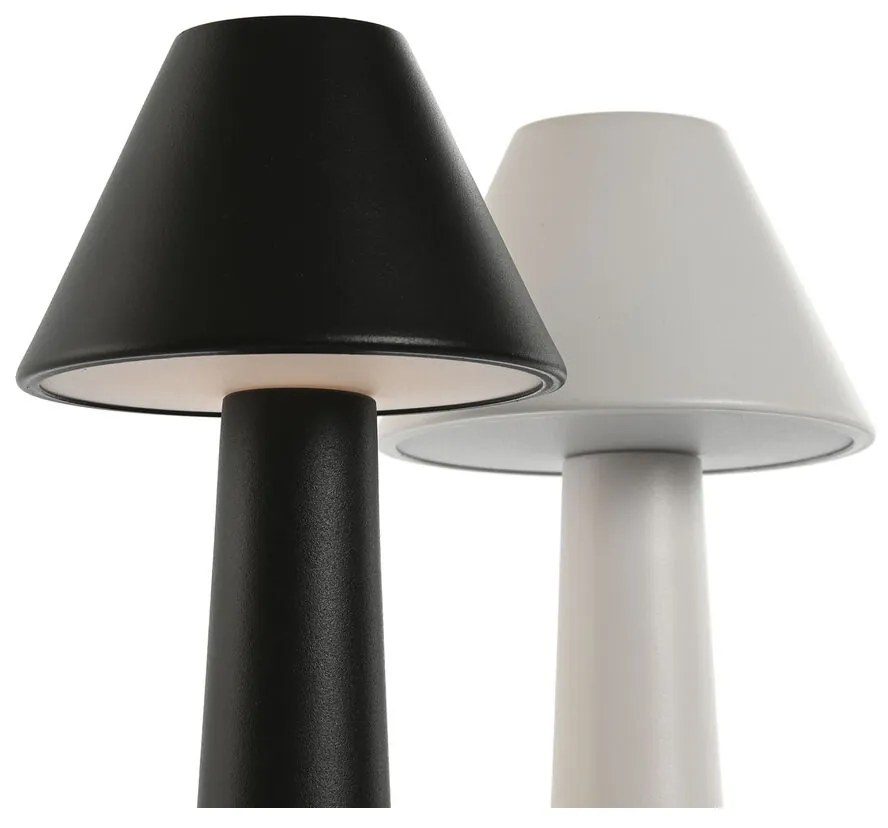 Επιτραπέζιο Φωτιστικό Home ESPRIT Λευκό Μαύρο 9 x 9 x 24 cm (x2)