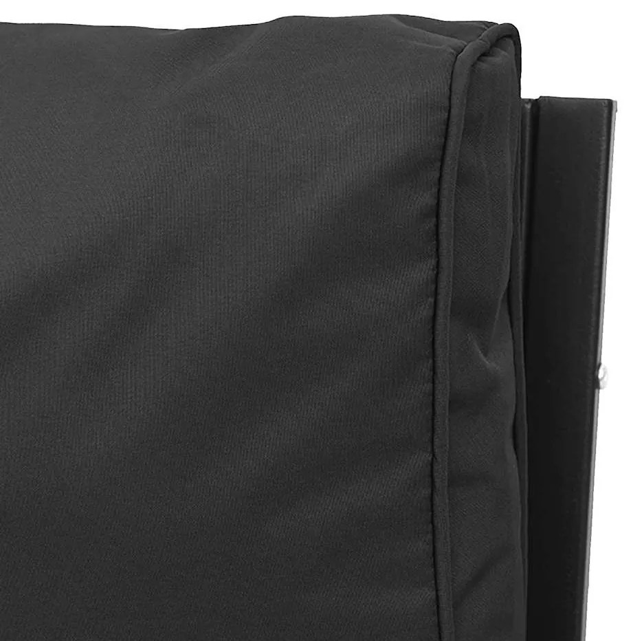 vidaXL Καρέκλα Κήπου 68 x 76 x 79 εκ. Ατσάλινη με Γκρι Μαξιλάρια