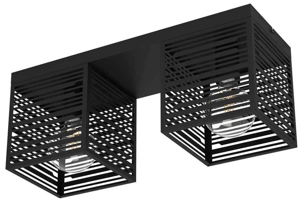 Φωτιστικό Οροφής Eglo 900356 PIEDRITAS Μαύρο Ματ (Black Mat)