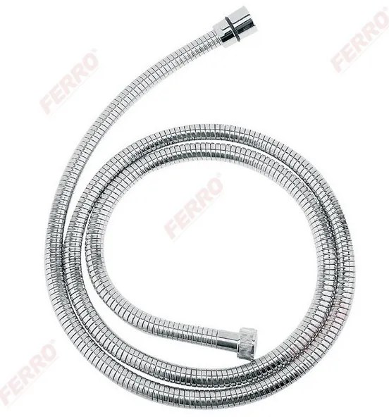 Ferro W13 Σπιράλ Ντους Χρωμέ Μεταλλικά Στοιχεία 1,2m