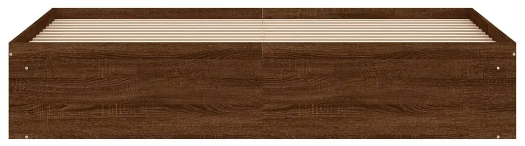 Πλαίσιο Κρεβατιού Καφέ Δρυς 180 x 200 εκ. Super King - Καφέ