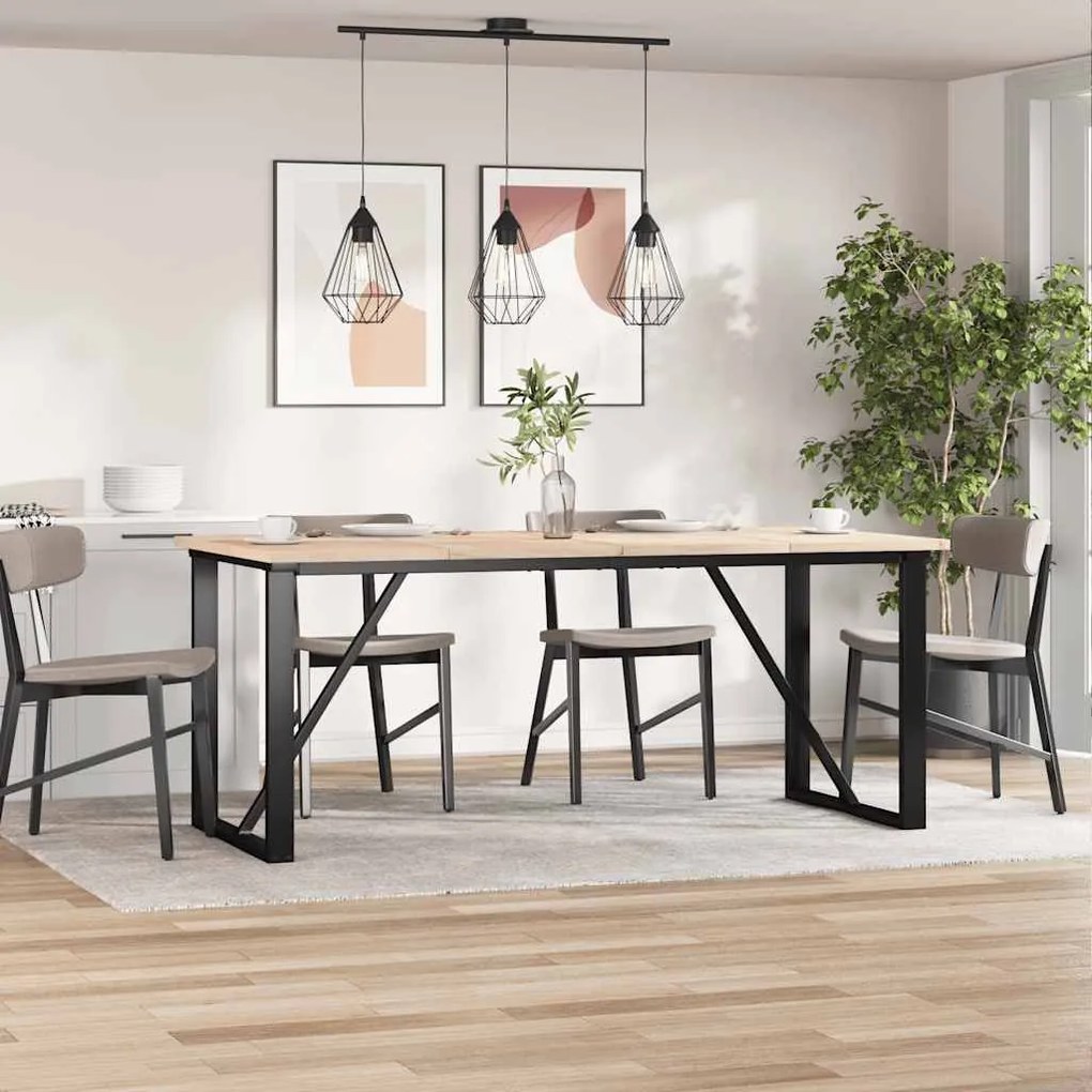 vidaXL Επιφάνειες Τραπεζιού Ορθογώνιες 4 τεμ. 90x45x2,5 εκ Μασίφ Πεύκο