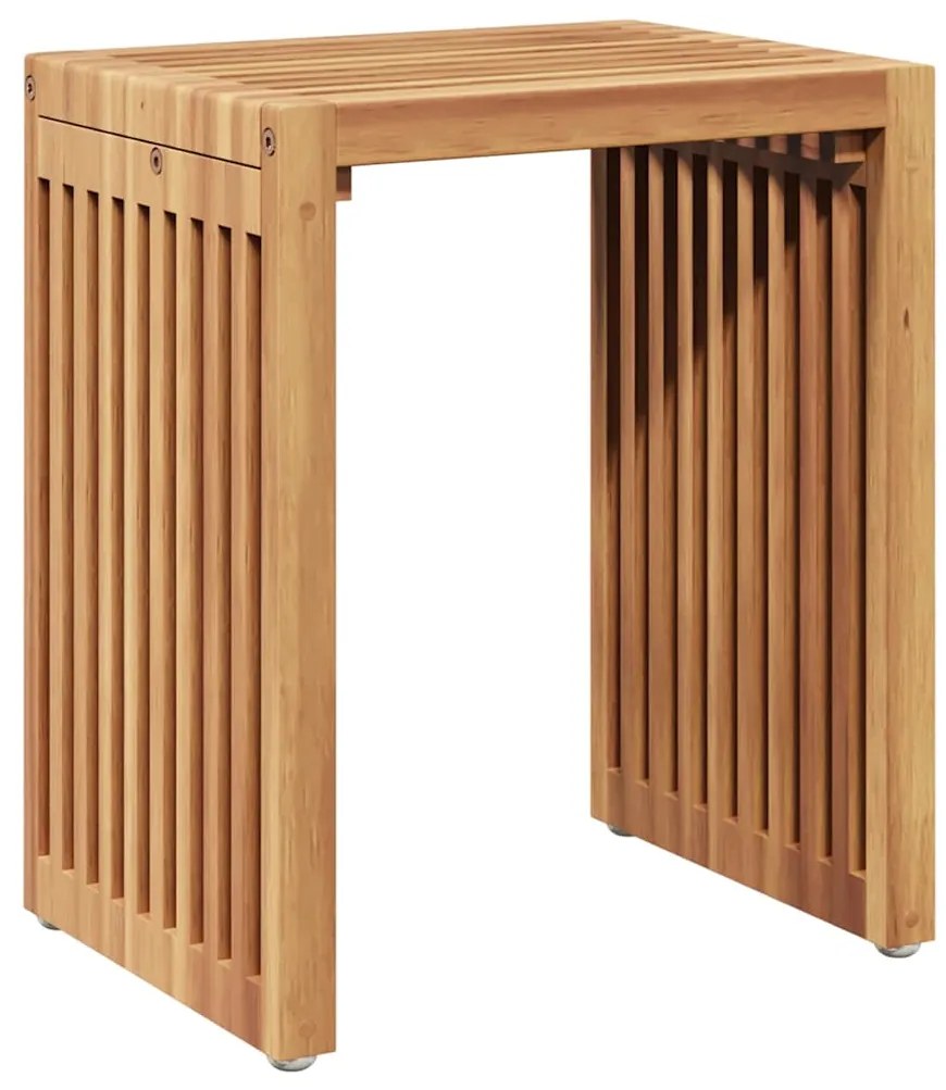 vidaXL Πλευρικό Τραπέζι Κήπου 3 pcs Καφέ 33 x 44,5 x 51 εκ