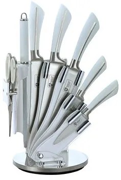 Royalty Line KSS750 Σετ Μαχαίρια + Ακρυλική Βάση 8 τμχ