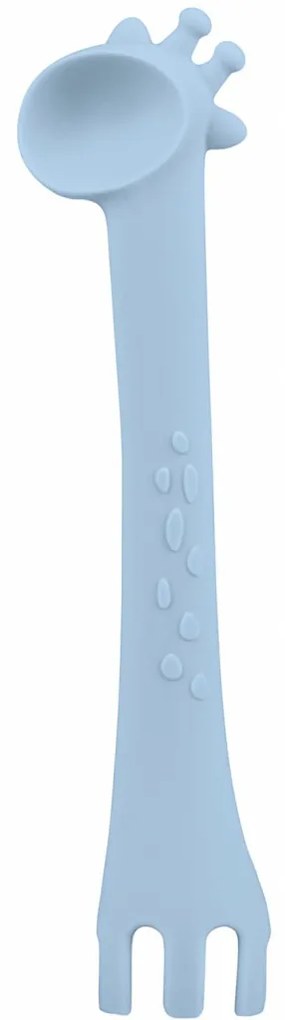 ΚΟΥΤΑΛΙ ΣΙΛΙΚΟΝΗΣ - KIKKA BOO SILICONE SPOON GIRAFFE BLUE 31302040082