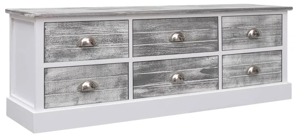 vidaXL Έπιπλο Χολ / Εισόδου Γκρι 115 x 30 x 40 εκ. Ξύλινο