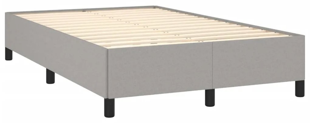 ΚΡΕΒΑΤΙ BOXSPRING ΜΕ ΣΤΡΩΜΑ ΑΝΟΙΧΤΟ ΓΚΡΙ 120X190 ΕΚ. ΥΦΑΣΜΑΤΙΝΟ 3270383