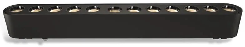 Adeleq Φωτιστικό Ράγας Mini Ντιμαριζόμενο LED 12W 40VDC 4000K Μαύρο 22-2311