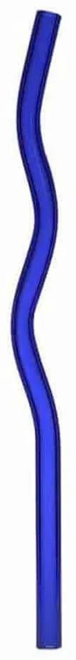 Καλαμάκι Γυάλινο 6-60-151-0038 20cm Blue Click Γυαλί