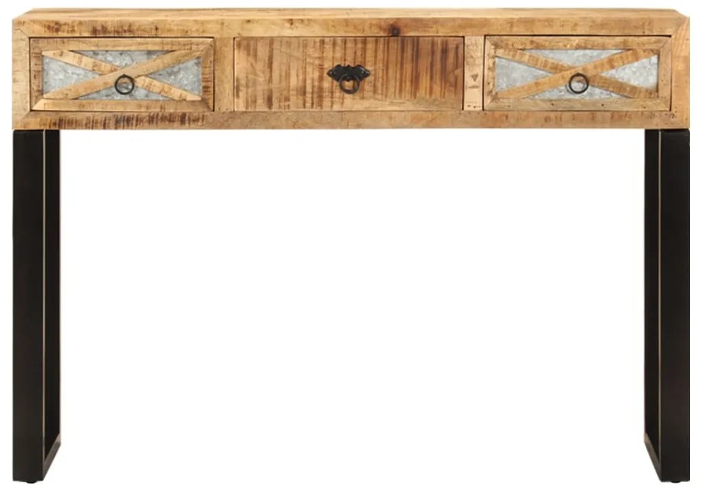 vidaXL Τραπέζι Κονσόλα 110 x 30 x 76 εκ. από Μασίφ Ξύλο Μάνγκο