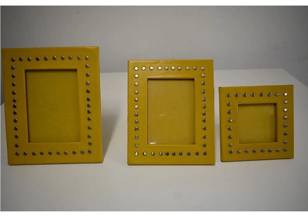 Διακοσμητικό Photo Frame JCG 071 LT Photo Frame L.T Yellow Τεχνόδερμα