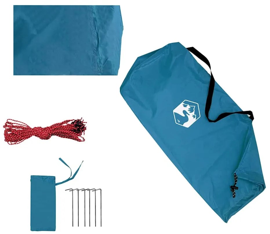 vidaXL Μουσαμάς Κάμπινγκ Αδιάβροχος Μπλε 420x440 εκ.