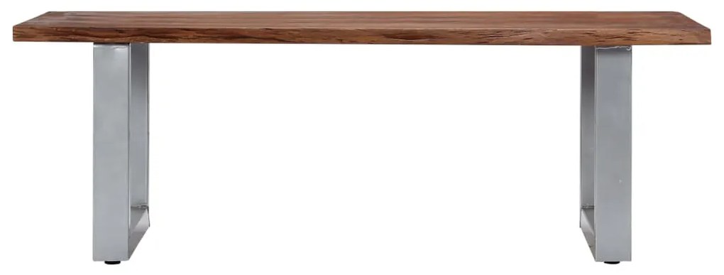 vidaXL Τραπεζάκι Σαλονιού Live Edge 115x60x40 εκ. Μασίφ Ξύλο Ακακίας