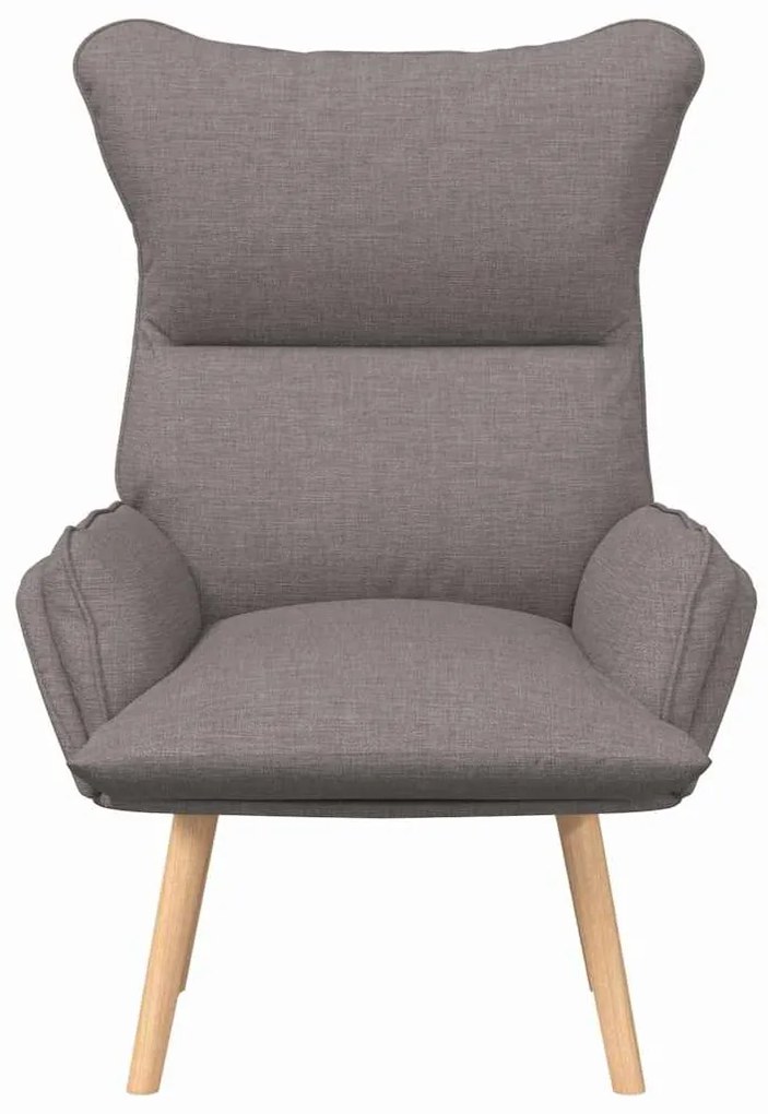 vidaXL Χαλαρωτική Πολυθρόνα Taupe 69 x 74 x 93 εκ. ύφασμα