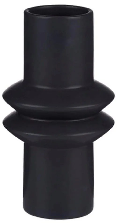 Βάζο 03.24393 10,5x19,8cm Black Ceramic