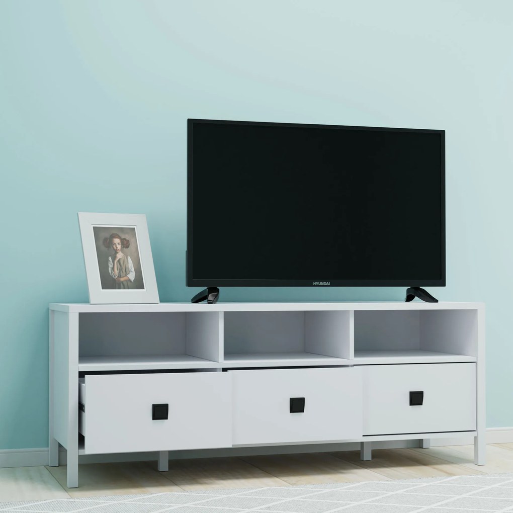 Έπιπλο TV Marocco Λευκό 149x47x57.5cm - TO-MARRTV3SWHITE - TO-MARRTV3SWHITE