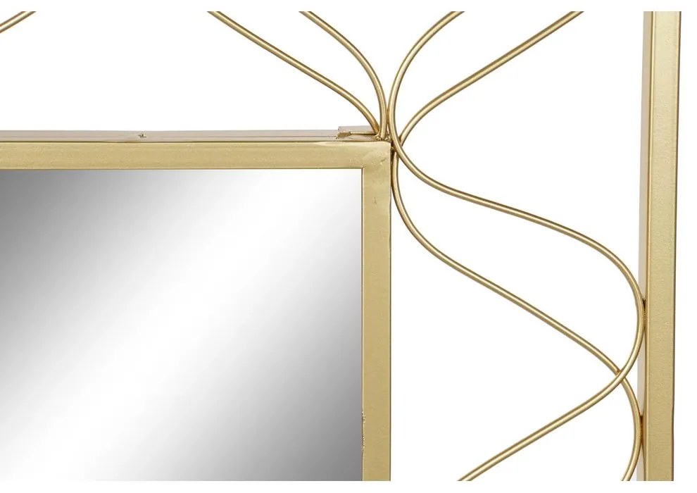 Τοίχο καθρέφτη DKD Home Decor Χρυσό 70,5 x 2 x 98 cm