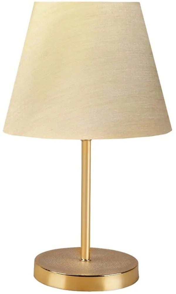 Φωτιστικό Επιτραπέζιο PWL-1074 Φ22x37cm 1xΕ27 Beige-Gold