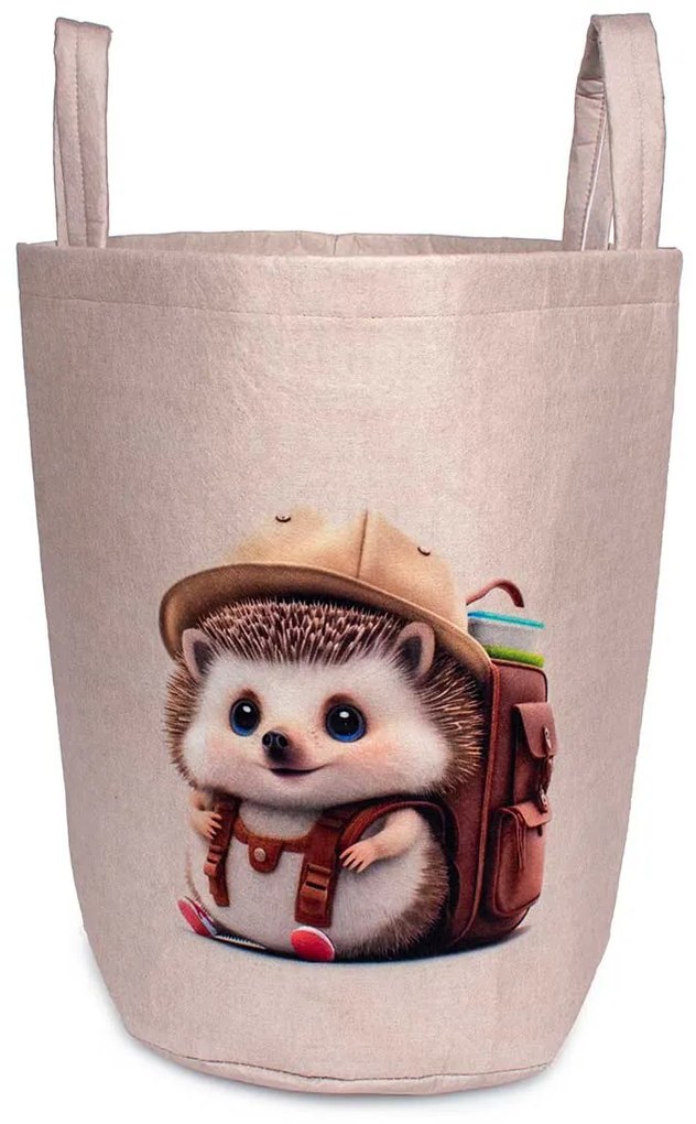 Καλάθι Αποθήκευσης (Φ50x45) Dimcol Hedgehog 45 Μπεζ