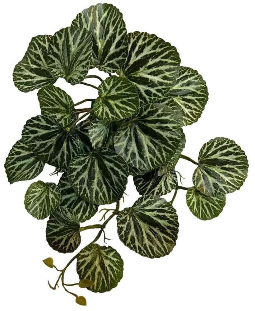 Τεχνητή Κρεμαστή Σαξιφράγκα Sarmentosa 2251-7 43cm Green Supergreens Πολυαιθυλένιο,Ύφασμα