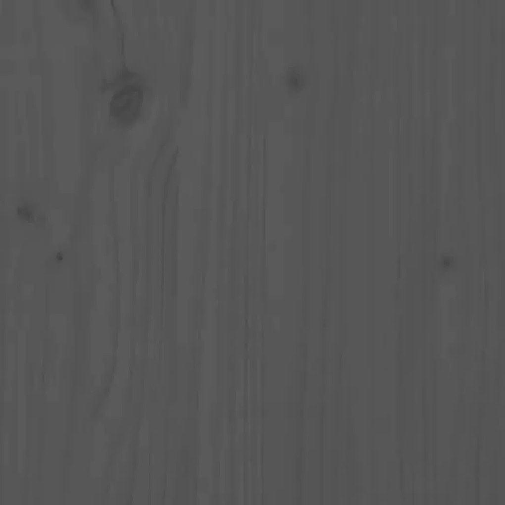 Ραφιέρα Καυσόξυλων Γκρι 110x35x108,5 εκ. από Μασίφ Ξύλο Πεύκου