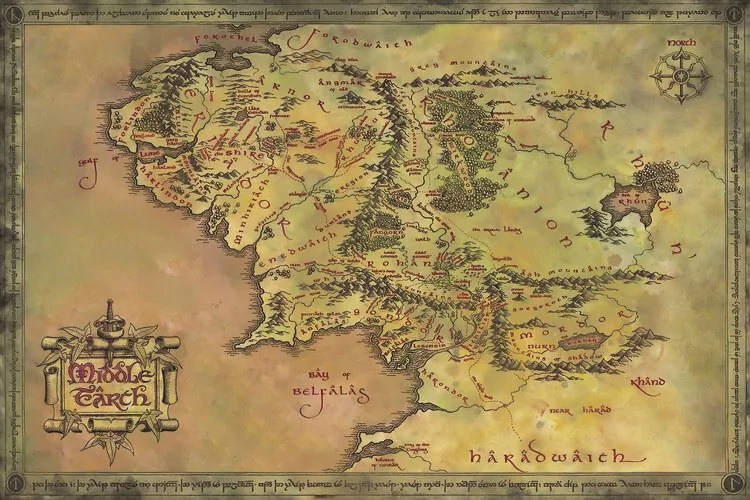 Εικονογράφηση The Lord of the Rings - Middle Earth