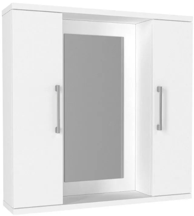 Καθρέπτης μπάνιου Surra Μegapap χρώμα λευκό 65x15,3x65εκ.-GP042-0271,1